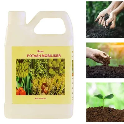 ROM 1 liter Potash Solubiser for Plants | Liquid Bio Fertilizer | Plant Growth Promoter